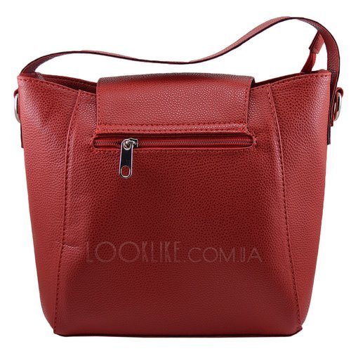 Фото Деловая женская сумка модель 471 ярко-красная № 2