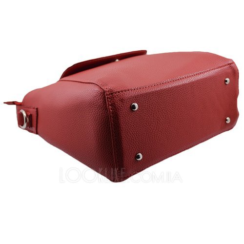 Фото Ділова жіноча сумка модель 471 яскраво-червона № 3