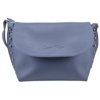 Жіноча сумка через плече модель 477 темно-блакитна