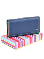 Шкіряний гаманець модель Rainbow WR46 blue