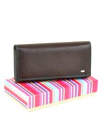 Жіночий шкіряний гаманець модель Rainbow WR1-V coffee