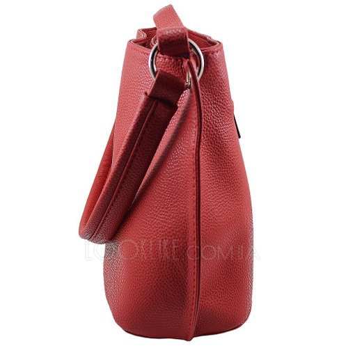 Фото Женская сумка на плечо модель 469 красная № 4