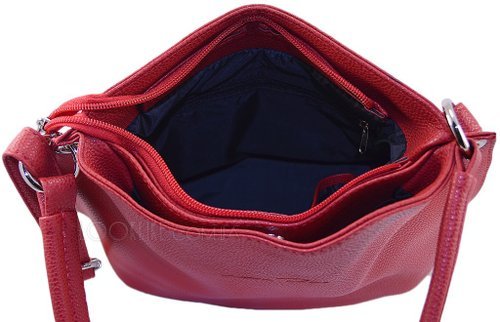Фото Женская сумка на плечо модель 469 красная № 5