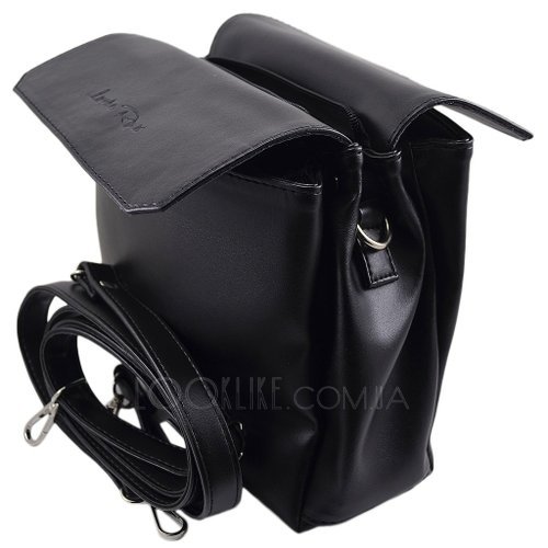 Фото Женская сумка на плечо модель 535 черный глянец № 3