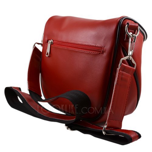 Фото Красная сумочка через плечо Lucherino модель 603 № 2