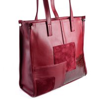 Женская сумка-шоппер модель М102-93/замш/37