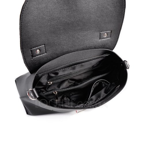 Фото Сумка чемоданчик модель М186-90/замш черная № 4