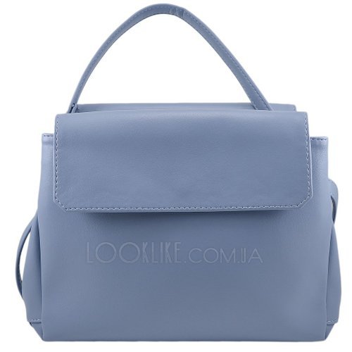 Фото Женская сумка на плечо модель 537 темно-голубая № 4