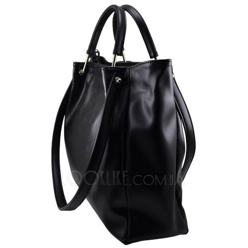 Фото Женская деловая сумка ТМ Lucherino Черная с двумя ручками, черная № 4
