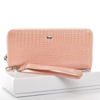 Рожевий лаковий гаманець модель W38 pink