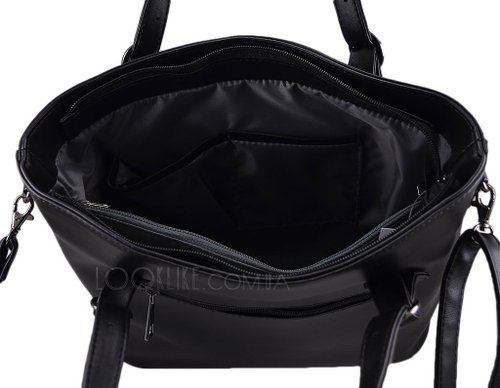 Фото Женская сумка модель 543 черная глянец № 4