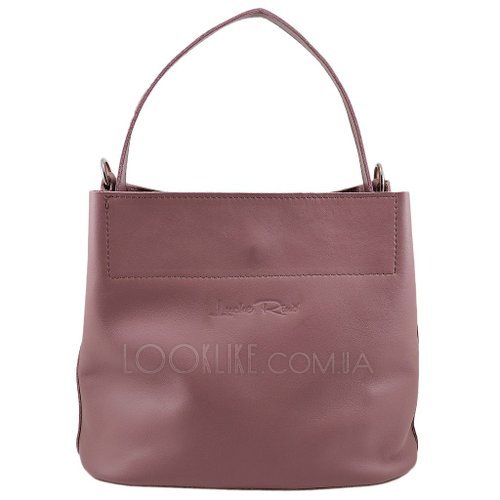Фото Женская кожаная сумка, модель 516, лиловая № 1