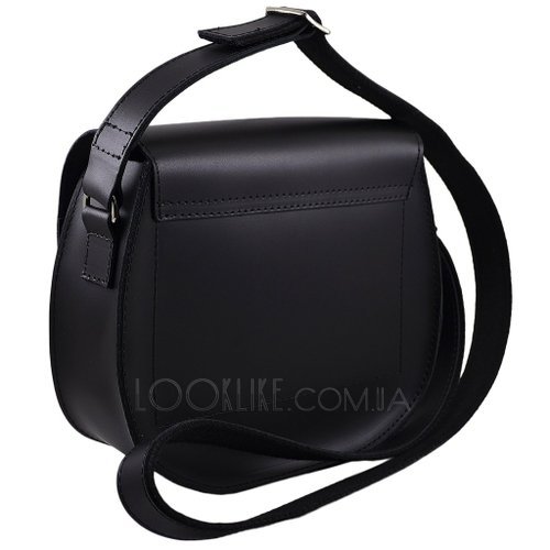 Фото Кожаная женская сумка модель 551 черная № 2
