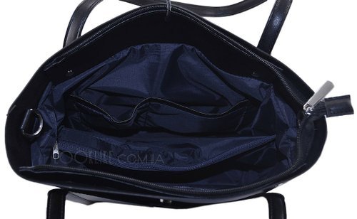 Фото Женская сумка модель 550 Черная серебро № 5