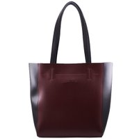 Женская сумка модель 518 черная и бордо