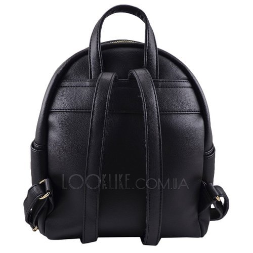 Фото Городской рюкзак ТМ Lucherino,Замшевый с лаковым ободком, черный № 2