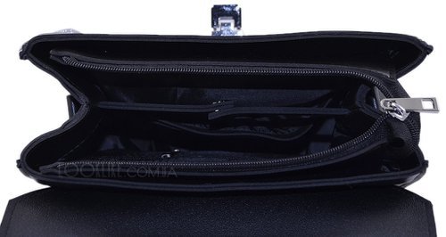 Фото Сумка-чемоданчик модель 578 черная с серебром № 3