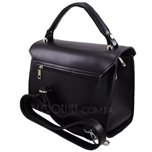 Фото Сумка-чемоданчик модель 578 черная с серебром № 5
