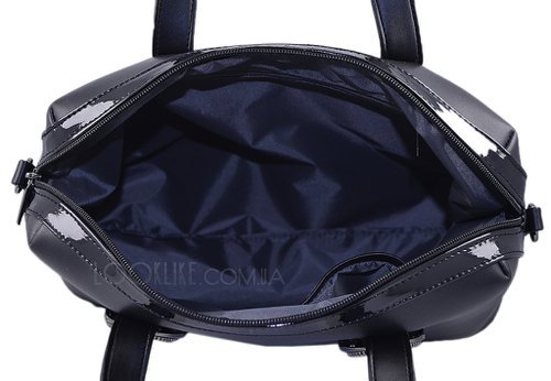 Фото Женская сумка саквояж модель 561 черная № 7