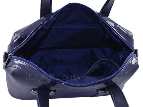 Фото Женская сумка саквояж модель 561 синяя № 5