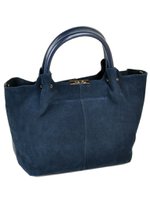 Замшева сумка модель 10-01 8649-3 blue