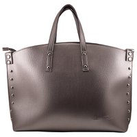 Женская сумка тоут модель 495 серебряная бронза
