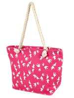 Пляжная сумка модель 2019-1 pink ласточка