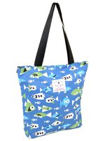 Пляжная сумка модель Shopping-bag 903-1 голубая