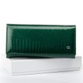 Лаковий гаманець SERGIO TORRETTI W1-V dark-green