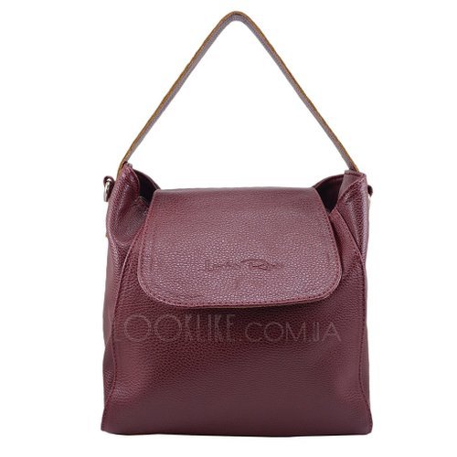 Фото Жіноча сумка на плече модель 471 колір бордо № 1