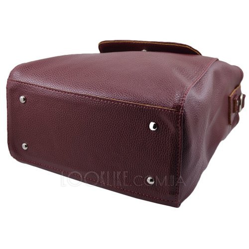 Фото Женская сумка на плечо модель 471 цвет бордо № 4