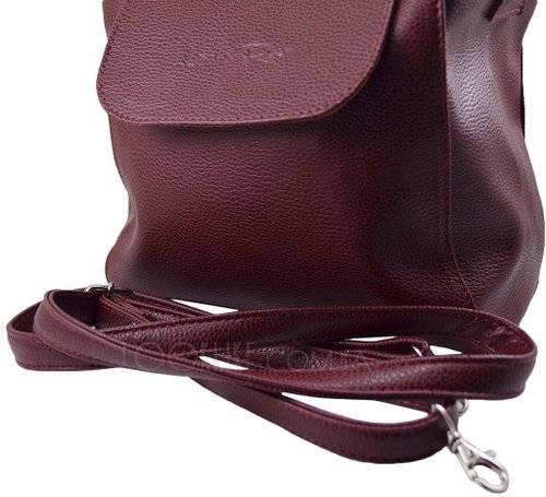 Фото Жіноча сумка на плече модель 471 колір бордо № 5