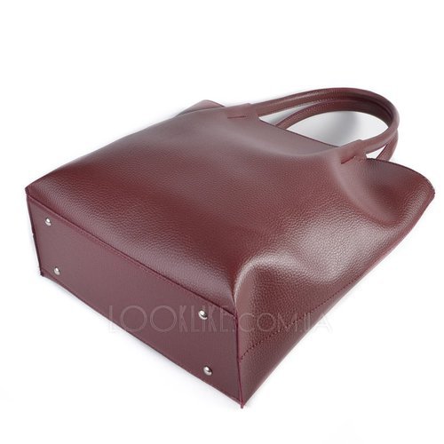 Фото Бордовая женская сумка-шоппер модель М61-38 № 3