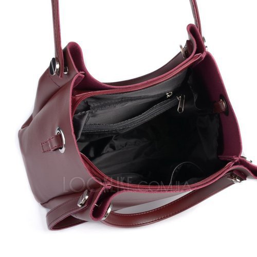 Фото Бордова жіноча сумка модель М206-70/бордо № 4