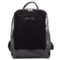 Чорний міський рюкзак модель 606 замш