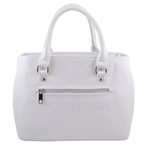 Фото Класична жіноча сумка модель 513 біла № 2